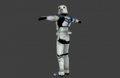 Stormtrooper Commander Screen Capture 45RightBack